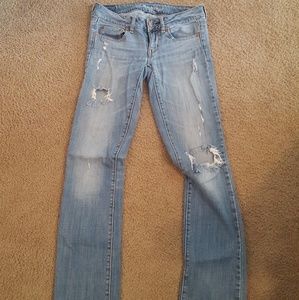 2 American eagle jeans extra long